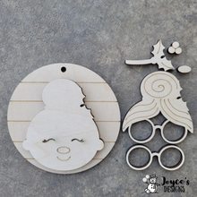 Load image into Gallery viewer, Mrs. Clause Round Ornament