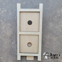 Load image into Gallery viewer, Interchangeable Standing Ladder Frame Shelf Sitter Design