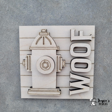 Load image into Gallery viewer, Interchangeable Wooden Tissue Box Cover – Fits 4.25” Insert Signs – DIY Home Décor Cube Base