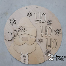 Load image into Gallery viewer, Santa Ho Ho Ho Doorhanger