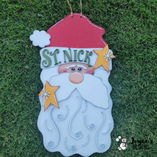 Load image into Gallery viewer, Christmas Doorhanger St Nick