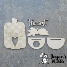 Load image into Gallery viewer, Harvest Pumpkin Tealight Shelf Sitter
