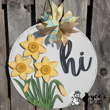 Load image into Gallery viewer, Daffodil Spring Doorhanger