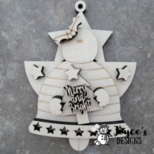 Load image into Gallery viewer, Angel Ornaments- Joy, Believe, Merry and Bright
