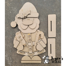 Load image into Gallery viewer, Mr. and Mrs. Claus Shelf Sitter Shelf Sitter, Snowman Tiered Tray, Winter Shelf Sitter, Frosty Friends,  Snowman shelf sitter, Wood Shelf Sitter Kit, DIY Shelf Sitter