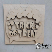 Load image into Gallery viewer, Interchangeable Wooden Tissue Box Cover – Fits 4.25” Insert Signs – DIY Home Décor Cube Base