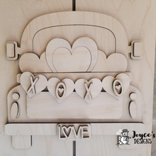Load image into Gallery viewer, Hello Valentine Pallet doorhanger