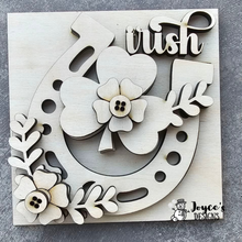 Load image into Gallery viewer, Interchangeable Wooden Tissue Box Cover – Fits 4.25” Insert Signs – DIY Home Décor Cube Base