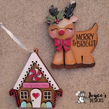 Load image into Gallery viewer, Reindeer Pop-Out Ornament