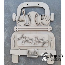 Load image into Gallery viewer, Play Ball! Baseball Door Hanger