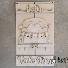 Load image into Gallery viewer, Hello Valentine Pallet doorhanger