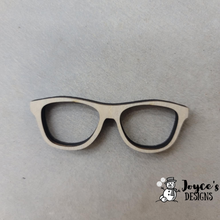 Load image into Gallery viewer, Glasses Cut-Out Shape