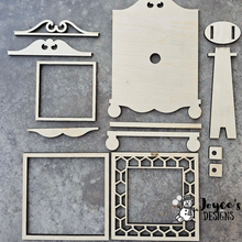 Load image into Gallery viewer, Interchangeable Standing Ladder Frame Shelf Sitter Design
