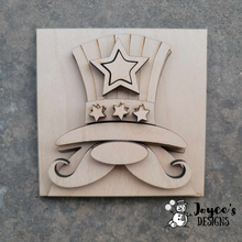 Load image into Gallery viewer, Interchangeable Wooden Tissue Box Cover – Fits 4.25” Insert Signs – DIY Home Décor Cube Base