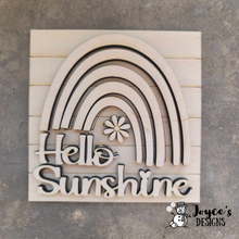 Load image into Gallery viewer, Interchangeable Wooden Tissue Box Cover – Fits 4.25” Insert Signs – DIY Home Décor Cube Base