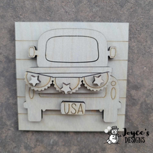 Load image into Gallery viewer, Interchangeable Wooden Tissue Box Cover – Fits 4.25” Insert Signs – DIY Home Décor Cube Base