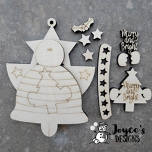 Load image into Gallery viewer, Angel Ornaments- Joy, Believe, Merry and Bright
