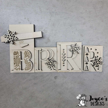 Load image into Gallery viewer, BRRR snowman Woodblocks
