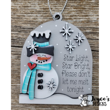 Load image into Gallery viewer, Snowman Starlight Ornament
