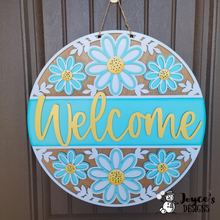 Load image into Gallery viewer, Welcome Daisies Doorhanger