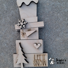 Load image into Gallery viewer, Snowman Top hat ornament