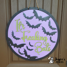 Load image into Gallery viewer, It's Freaking Bats Doorhanger