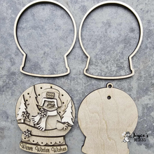 Load image into Gallery viewer, Warm Winter Wishes Snowman light up Snowglobe