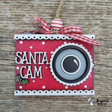Load image into Gallery viewer, Santa Cam ornament