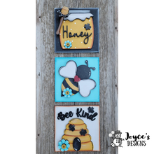 Load image into Gallery viewer, Interchangeable Wooden Tissue Box Cover – Fits 4.25” Insert Signs – DIY Home Décor Cube Base