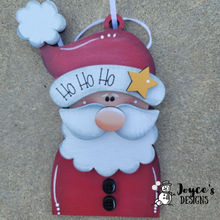 Load image into Gallery viewer, Santa With Star Ornament