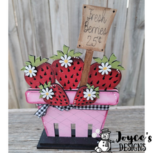 Load image into Gallery viewer, Spring Strawberry Shelf Sitter