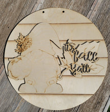 Load image into Gallery viewer, It's Fall Ya'll Doorhanger, Gnome, Fall Gnome, Wood Doorhanger Kit, DIY Door Decor, Front Porch Fall Decor
