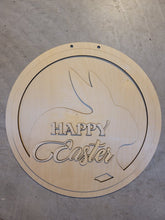 Load image into Gallery viewer, Easter Bunny Doorhanger, Easter Door Hanger, DIY Easter, Bunny Easter, Easter Bunny, Hipity Hopity, Carrot, DIY painting kits, Kids Easter Crafts