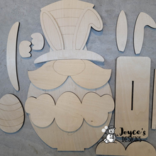 Load image into Gallery viewer, Easter Bunny Shelf Sitter, DIY Easter, Bunny Easter, Easter Bunny, Hipity Hopity, Carrot, DIY painting kits, Kids Easter Crafts