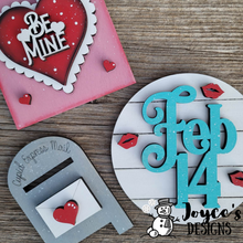 Load image into Gallery viewer, Loads of Love Tiered Tray, Valentine&#39;s Day tiered Tray, Wood Tiered Tray Kit, DIY tiered tray
