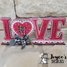 Load image into Gallery viewer, Valentine's Day  shelf sitter, Wood Shelf Sitter Kit, DIY Shelf Sitter