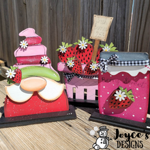 Load image into Gallery viewer, Spring Strawberry Shelf Sitter
