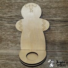 Load image into Gallery viewer, Gingerbread Votive Candle Holders, Wood Shelf Sitter Kit, DIY Shelf Sitter