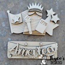 Load image into Gallery viewer, Farmhouse Interchangeable Bread Board Shelf Sitter Design