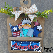 Load image into Gallery viewer, Farmhouse Interchangeable Bread Board Shelf Sitter Design