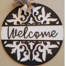 Load image into Gallery viewer, Farmhouse Welcome Sign Country Scroll

