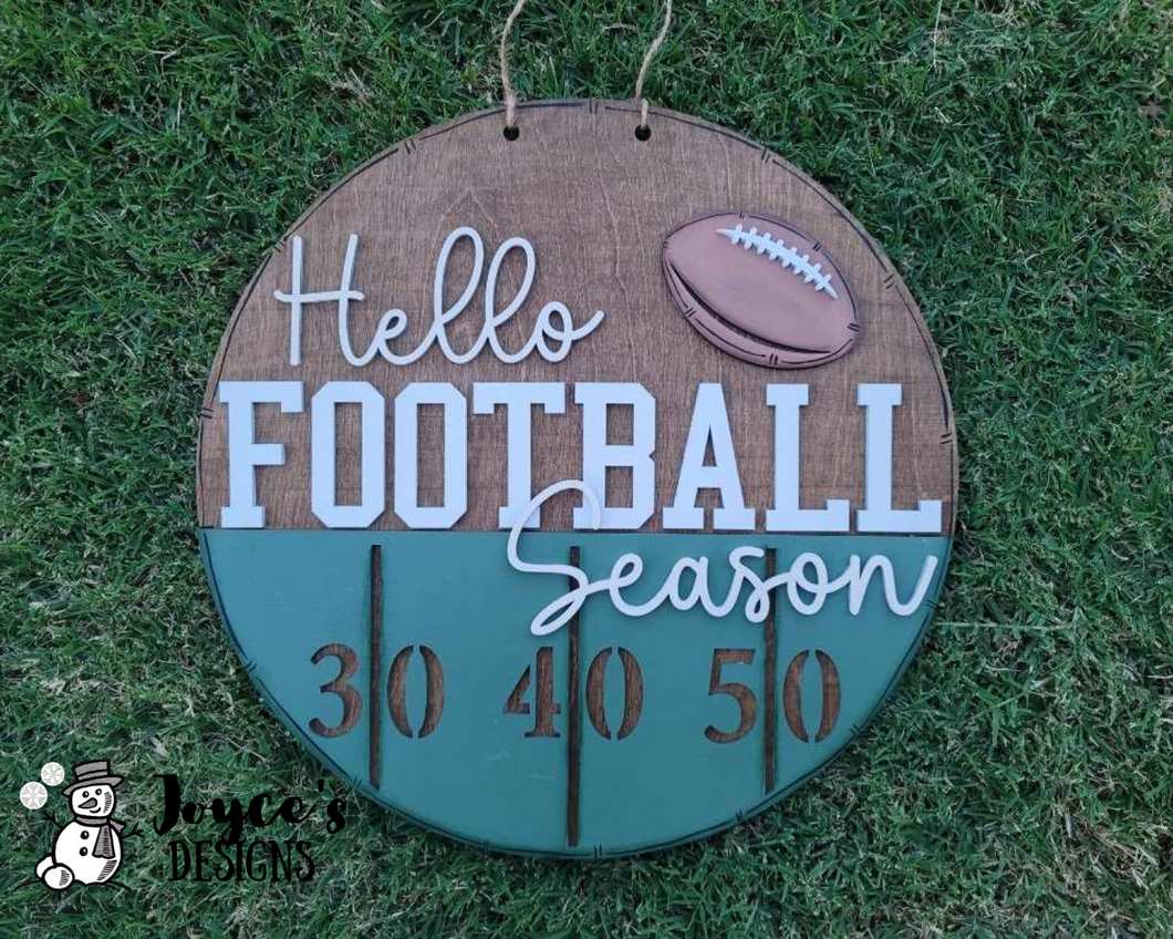 Football Doorhanger