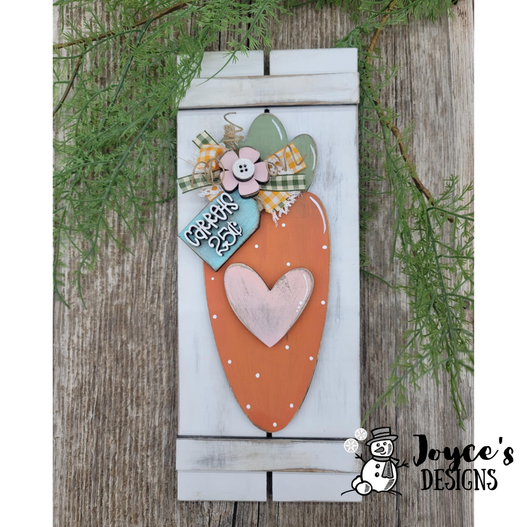 Table top Pallet Carrot design