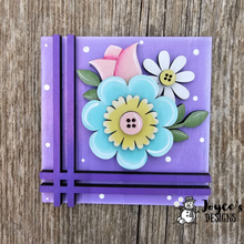 Load image into Gallery viewer, Interchangeable Wooden Tissue Box Cover – Fits 4.25” Insert Signs – DIY Home Décor Cube Base
