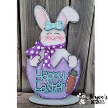 Load image into Gallery viewer, Easter Bunny in Egg Shelf Sitter
