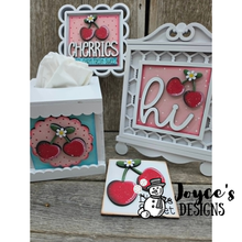 Load image into Gallery viewer, Interchangeable Wooden Tissue Box Cover – Fits 4.25” Insert Signs – DIY Home Décor Cube Base
