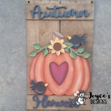 Load image into Gallery viewer, Pumpkin Harvest Pallet Doorhanger
