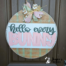 Load image into Gallery viewer, Bless This Home Door Hanger Wood Blank – DIY Paintable Door Sign, Faith-Inspired Home Decor, Unfinished Wood Craft
