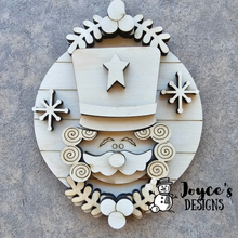 Load image into Gallery viewer, Nutcracker Ornament Wood Blank | 4.25" x 5.5" Unfinished Christmas Craft | DIY Holiday Decor for Painting &amp; Personalizing
