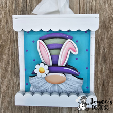 Load image into Gallery viewer, Interchangeable Wooden Tissue Box Cover – Fits 4.25” Insert Signs – DIY Home Décor Cube Base
